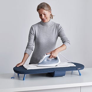 Joseph Joseph Pocket Plus Folding table-top Ironing Board in Black | 6.1" x 13.4" x 17.9"